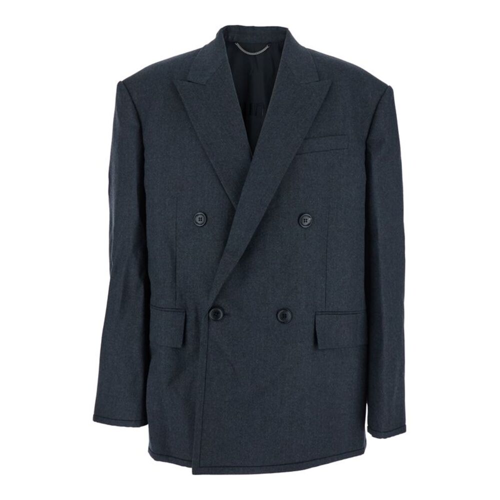 Juun.J Men Milled Wool Double Jacket